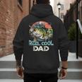 Reel Cool Dad Fishing Vintage Retro Father's Day Men's Hoodie Back Print