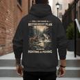 Retirement Plan On Hunting & Fishing Fisherman Hunter Dad Men's Hoodie Back Print