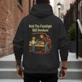 Retro Hold The Flashlight Still Dumbass Car Fixing Dad Son Men's Hoodie Back Print