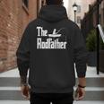 The Rodfather Fishing Dad Men's Hoodie Back Print