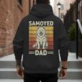 Samoyed Dad Men's Hoodie Back Print