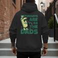 Saturdays Are Fore The Dads Golf Men's Hoodie Back Print