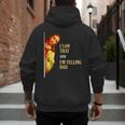 I Saw That I'm Telling Dad Religious Christian Jesus Men's Hoodie Back Print