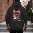 Semi Truck Driver For Truckers And Dads Small Men's Hoodie Back Print