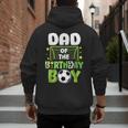 Soccer Dad Birthday Boy Party Soccer Family Matching Men's Hoodie Back Print