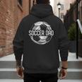 Soccer Dad Family Matching Team Player Sport Lover Papa Men's Hoodie Back Print