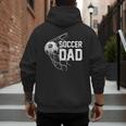 Soccer DAD Football Futbol Parents Goal Men's Hoodie Back Print