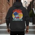 My Social Battery Is As Dead As My Dad Men's Hoodie Back Print