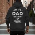 Soon To Be Dad Again Promoted To Dad Again 2026 Men's Hoodie Back Print