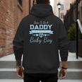 Soon To Be A Daddy Of a Handsome Baby Boy Announcement Men's Hoodie Back Print