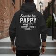 Soon To Be Pappy Again Est 2026 Future New Dad Men's Hoodie Back Print