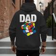 Speed Cubing Dad Puzzle Cuber Cube Kids Men's Hoodie Back Print Speed Cubing Dad Puzzle Cuber Cube Kids Men's Hoodie Back Print
