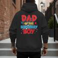 Spider Web Family Matching Dad Of The Birthday Boy Men's Hoodie Back Print