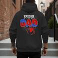 Spiders Dad Matching Family Birthday Father's Day Men's Hoodie Back Print