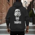 Star Wars Father's Day Stormtrooper Dad Is A Trooper Vintage Men's Hoodie Back Print