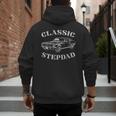 Stepdad Classic Car Graphic Men's Hoodie Back Print