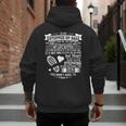 To My Stepped Up Dad Thanks For Stepping In Stepdad Birthday Men's Hoodie Back Print