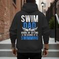 Swim Dad Swimming Dad Of A Swimmer Dad Swim Father Men's Hoodie Back Print Swim Dad Swimming Dad Of A Swimmer Dad Swim Father Men's Hoodie Back Print