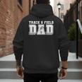Track & Field Dad Sport Fathers Day Boys Men's Hoodie Back Print