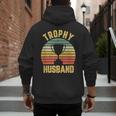 Trophy Husband For Cool Father Or Dad Men's Hoodie Back Print