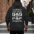 I Have Two Titles Dad And Pap Tshirt Fathers Day Men's Hoodie Back Print