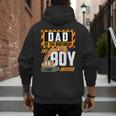 Vehicle Construction Excavator Dad Of The Birthday Boy Small Men's Hoodie Back Print
