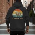 Vintage Axolotl Dad Axolotl Lovers Daddy Father's Day Men's Hoodie Back Print Vintage Axolotl Dad Axolotl Lovers Daddy Father's Day Men's Hoodie Back Print