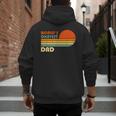 World's Okayest Dad Father Retro Vintage Men's Hoodie Back Print World's Okayest Dad Father Retro Vintage Men's Hoodie Back Print