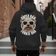 Yorkie Dad Father’s Day Yorkshire Terrier Dog Dad Men's Hoodie Back Print