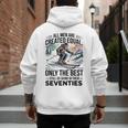 Only The Best Still Go Skiing In Their Seventies Men Dad Men's Hoodie Back Print Only The Best Still Go Skiing In Their Seventies Men Dad Men's Hoodie Back Print