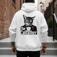 The Cat Father Cool Cat Dad Cat Lovers Men's Hoodie Back Print