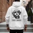 The Cavapoo Boss Mom Dad Dog Lover Men's Hoodie Back Print
