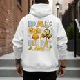 Dad Of The Bee-Day Girl Bee Birthday Party Men's Hoodie Back Print