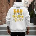 Dad Of The Bee Day Girl Flower Birthday Family Matching Men's Hoodie Back Print