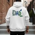 Dad Of The Birthday Boy Hole In One Golf Sport Matching Men's Hoodie Back Print Dad Of The Birthday Boy Hole In One Golf Sport Matching Men's Hoodie Back Print