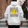 Dad Of The Birthday Girl Retro Family Matching Party Bday Men's Hoodie Back Print