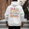 Dad Of The Birthday Ice Cream Family Matching Party Men's Hoodie Back Print