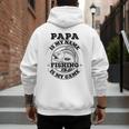 Dad Is My Name Fishing Is My Game Loves Fishing Men's Hoodie Back Print