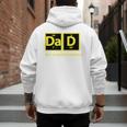 Dad Periodic Table Of Elements Men's Hoodie Back Print Dad Periodic Table Of Elements Men's Hoodie Back Print