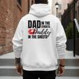 Dad In The Streets Daddy In The Sheets Men's Hoodie Back Print