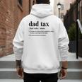 Dad Tax Definition Tee For Men Father's Day Men's Hoodie Back Print