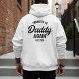 Daddy Again 2026 Promoted To Daddy Again 2026 Dad Again Men's Hoodie Back Print Daddy Again 2026 Promoted To Daddy Again 2026 Dad Again Men's Hoodie Back Print