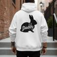 Daddy Bunny Rabbit Father Dad Easter Men's Hoodie Back Print