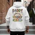 Daddy Of The Wild One 1St Birthday Boy Safari Jungle Men's Hoodie Back Print