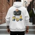 Despicable Me Minions Father's Day 1 Dad Cardboard Sign Men's Hoodie Back Print