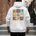 Disney Classic Father's Day Disney Dads Colorful Panels Men's Hoodie Back Print