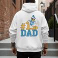 Disney Donald Duck Number One Dad Sunglasses Father's Day Men's Hoodie Back Print