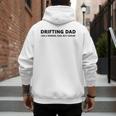Drifting Dad Like A Normal Dad JDM Car Drift Men's Hoodie Back Print