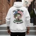 Fishing 4th July Full Time Dad Part Time Hooker On-Back Men's Hoodie Back Print Fishing 4th July Full Time Dad Part Time Hooker On-Back Men's Hoodie Back Print