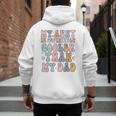 Funny Auntie My Aunt Is Definitely Cooler Than My Dad Men's Hoodie Back Print